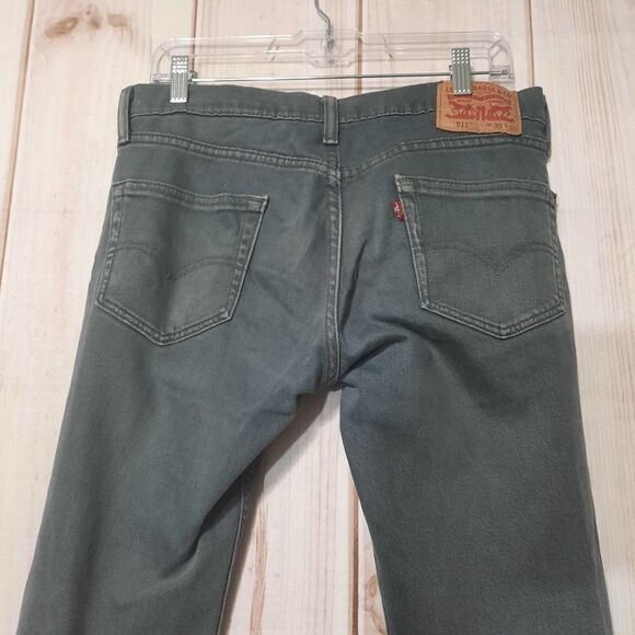 Levi's 511 Jeans Mens Size 30 30 Classic‎ Core - Picture 4 of 7